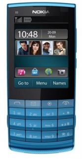 Nokia X3-02 Petrol Blue фото 495